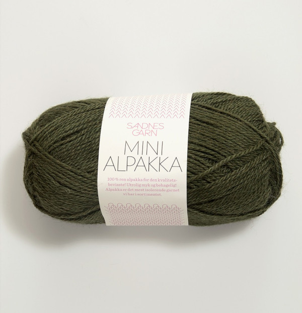 Mini Alpakka - Moosgrün (9573)