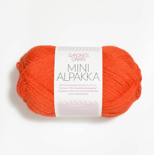 Mini Alpakka - Oransje (3509)