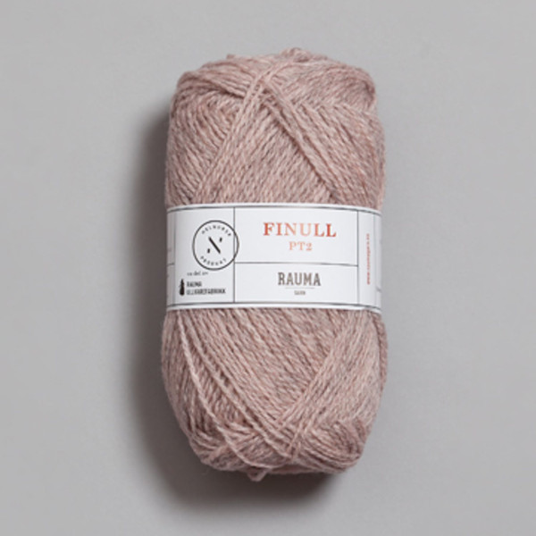 Finullgarn - Lys rosa lysmelert (4133)