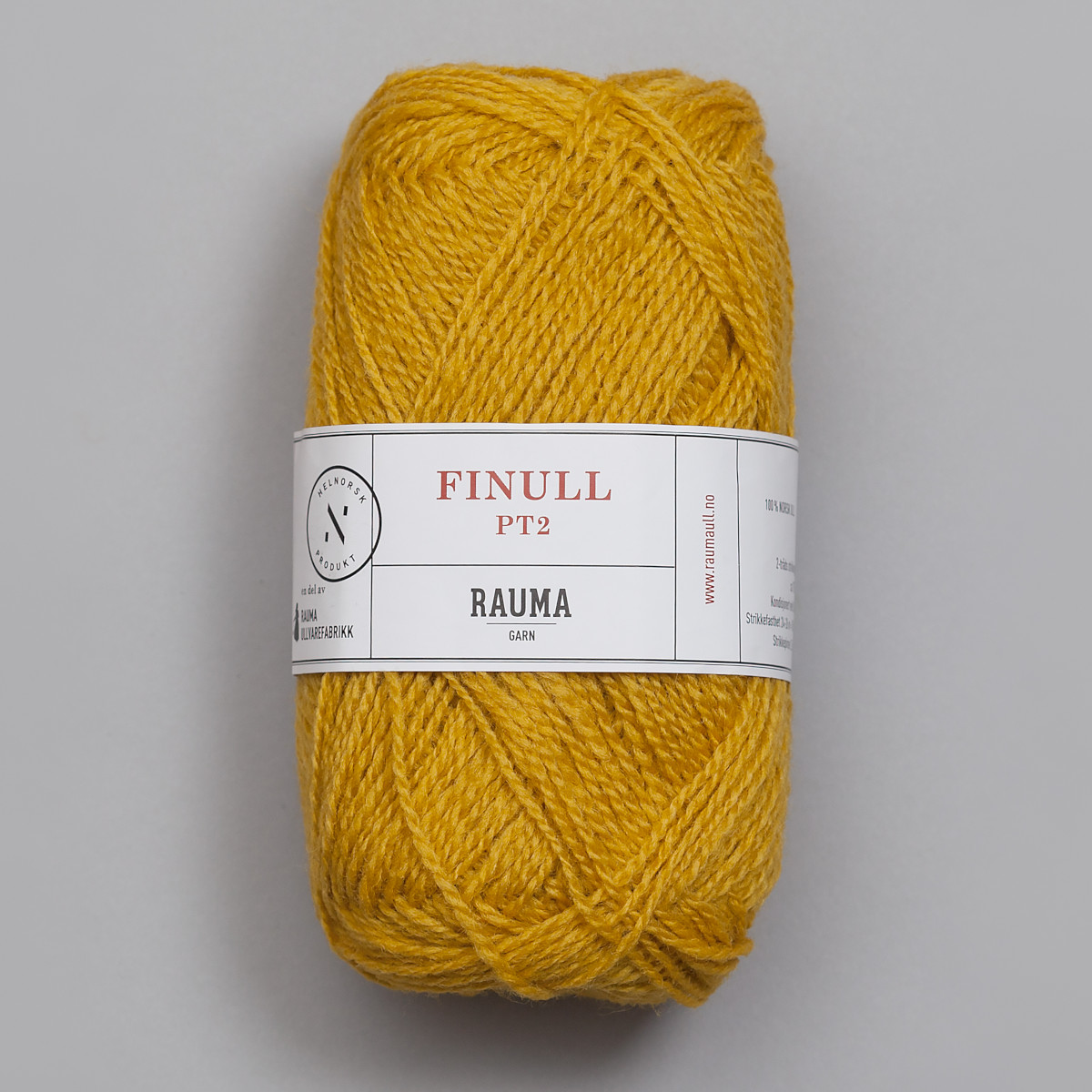 Finullgarn - Mørk gul (450)