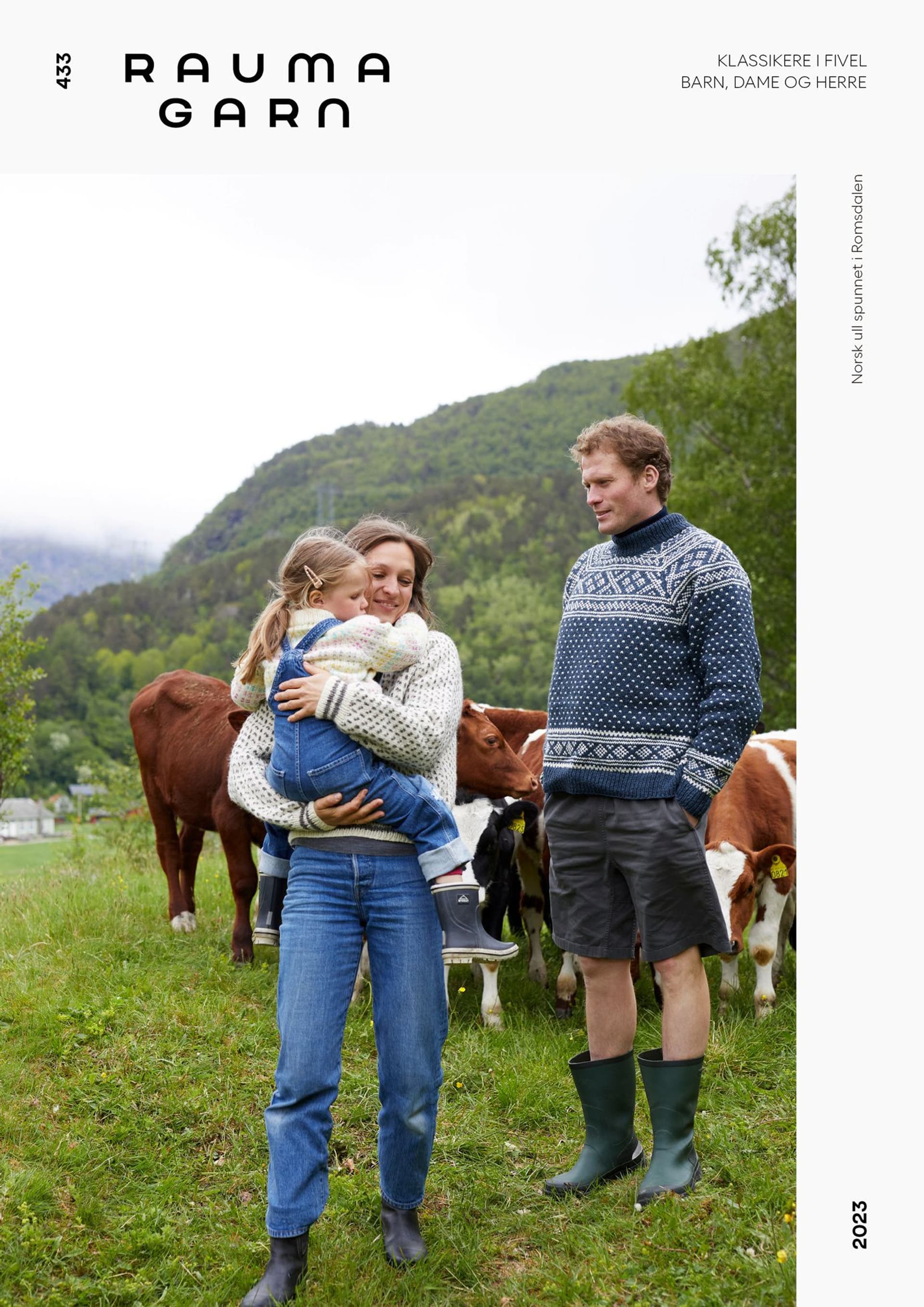 Rauma Garn - 433 Fivel, barn, dame og herre