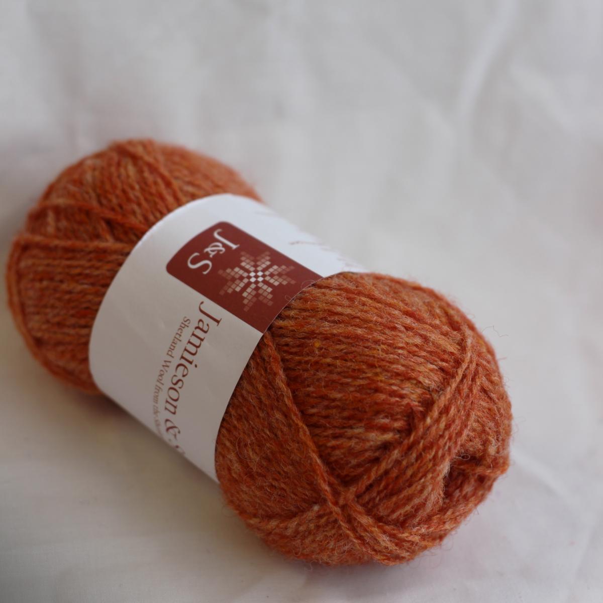 2ply Jumper Weight - FC7 (Salmon Orange Marl)