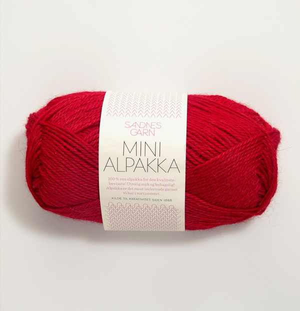 Mini Alpakka - Rot (4219)