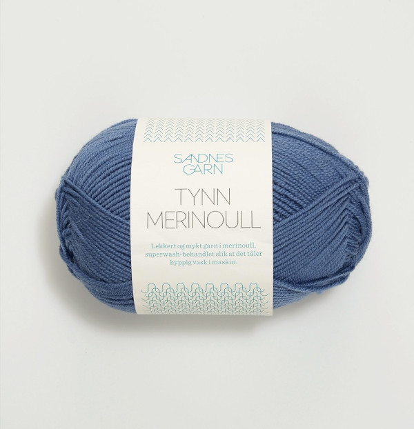 Tynn Merinoull - Jeansblau (6052)
