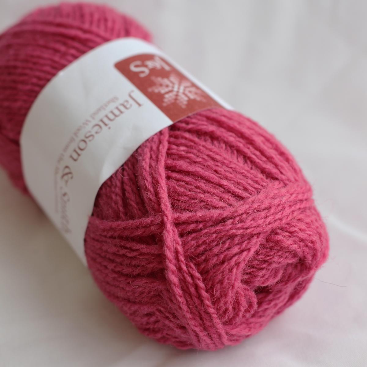 2ply Jumper Weight - 7 (Cerise)