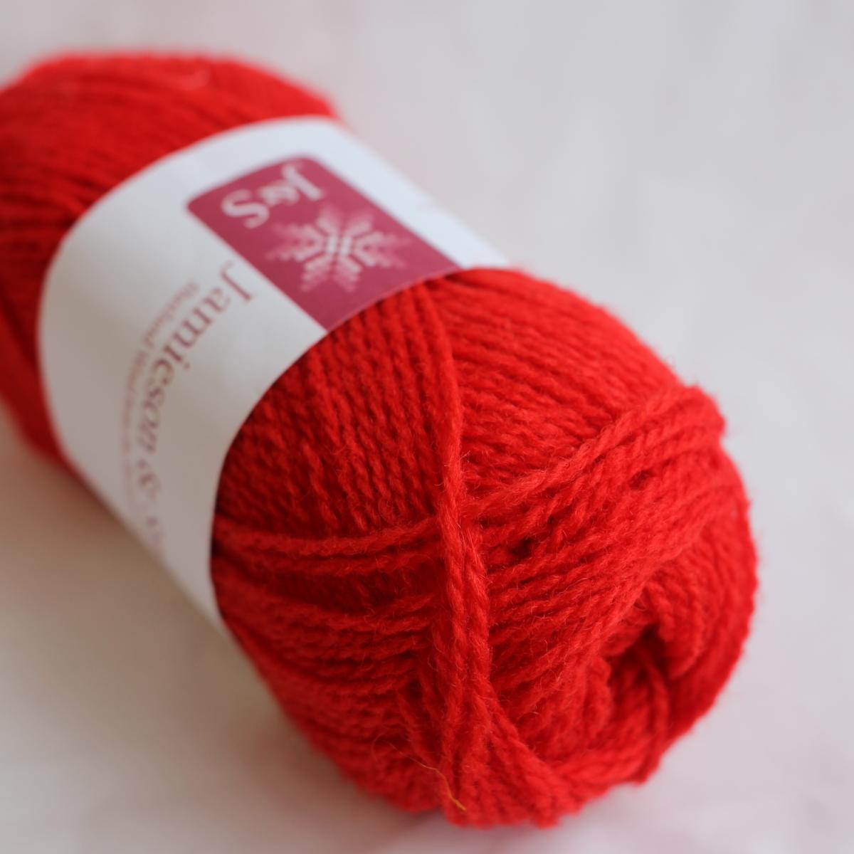 2ply Jumper Weight - 93 (Bright Red)