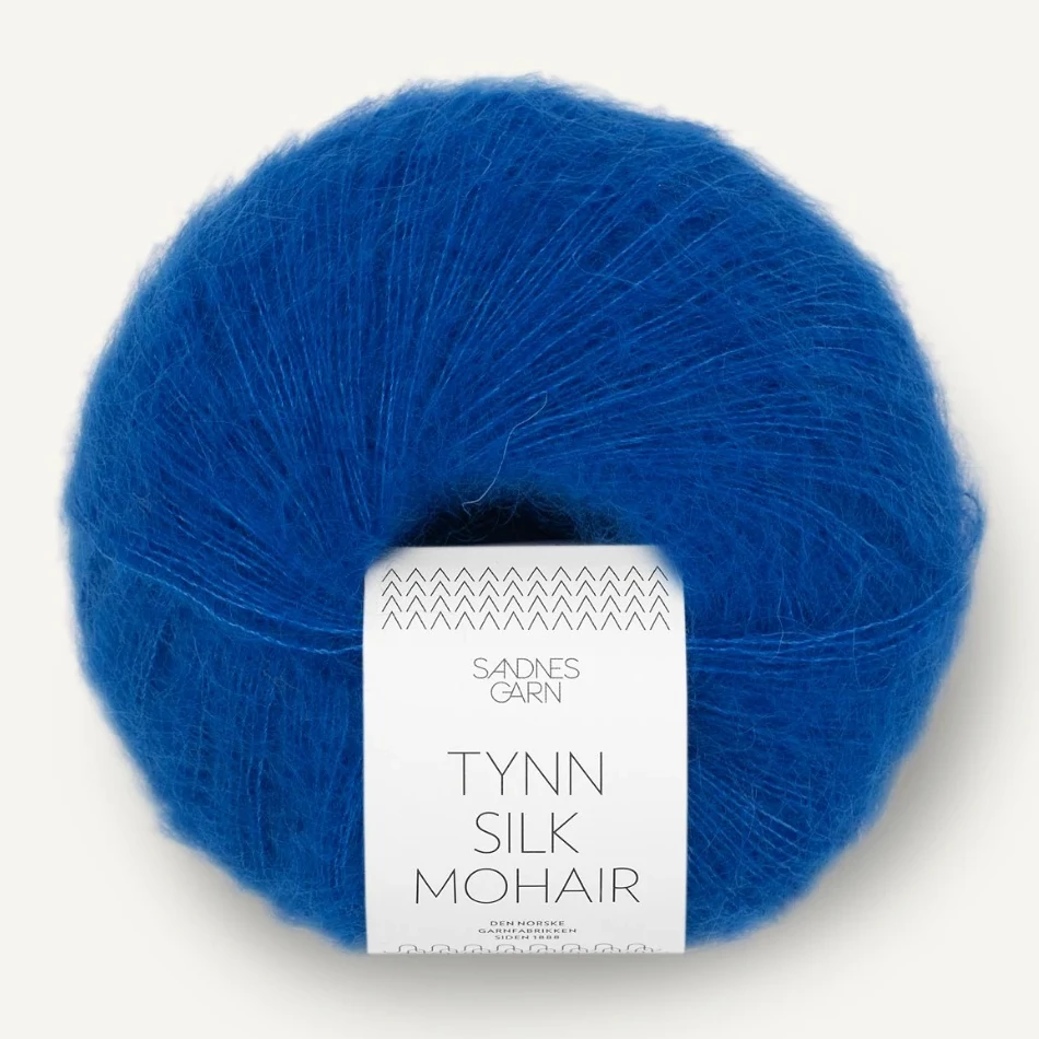 Tynn Silk Mohair - Jolly Blue (6046)