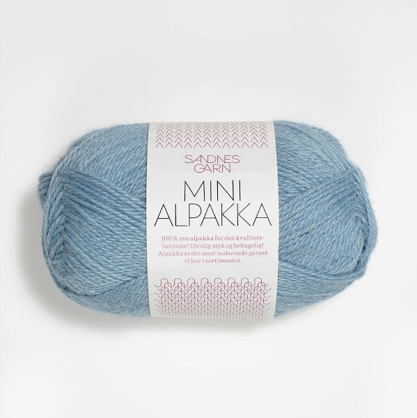 Mini Alpakka - Himmelblå (6013)