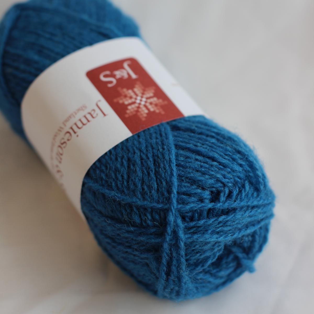 2ply Jumper Weight - 142 (Dark Azure Blue)