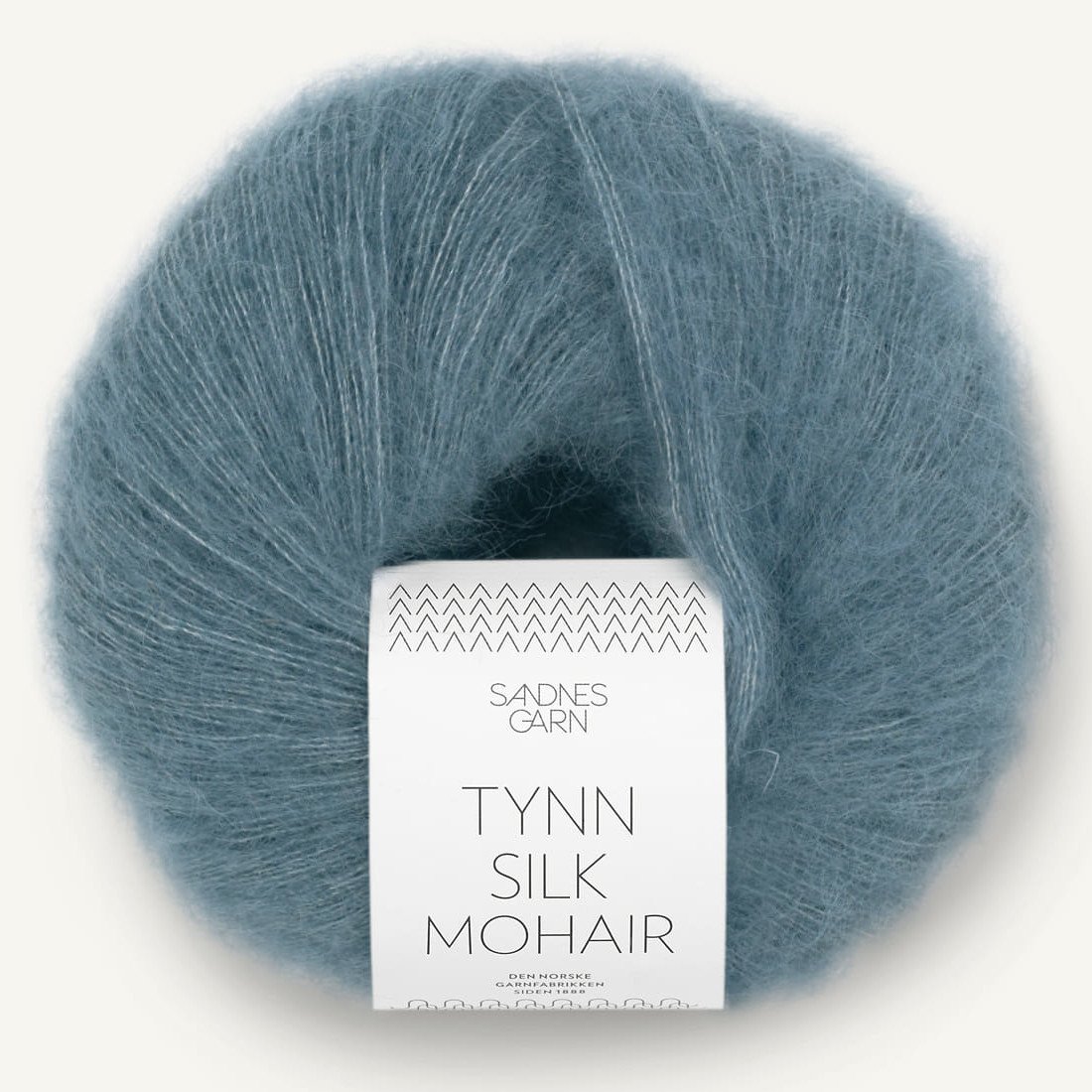 Tynn Silk Mohair - Isblå (6552)