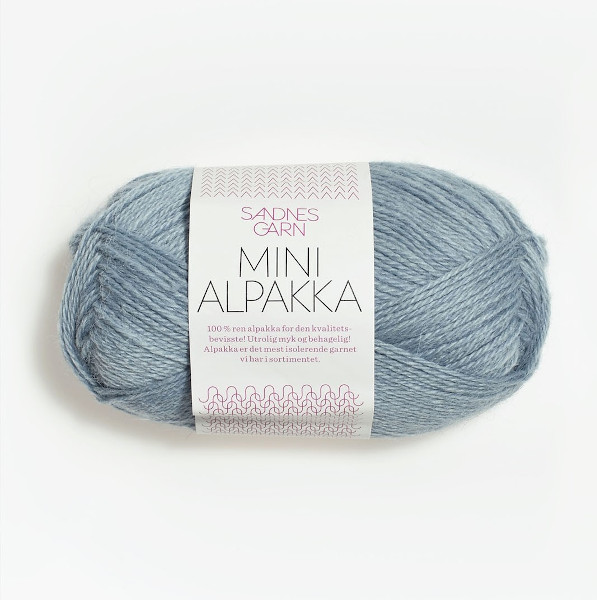 Mini Alpakka - Isblå (6531)