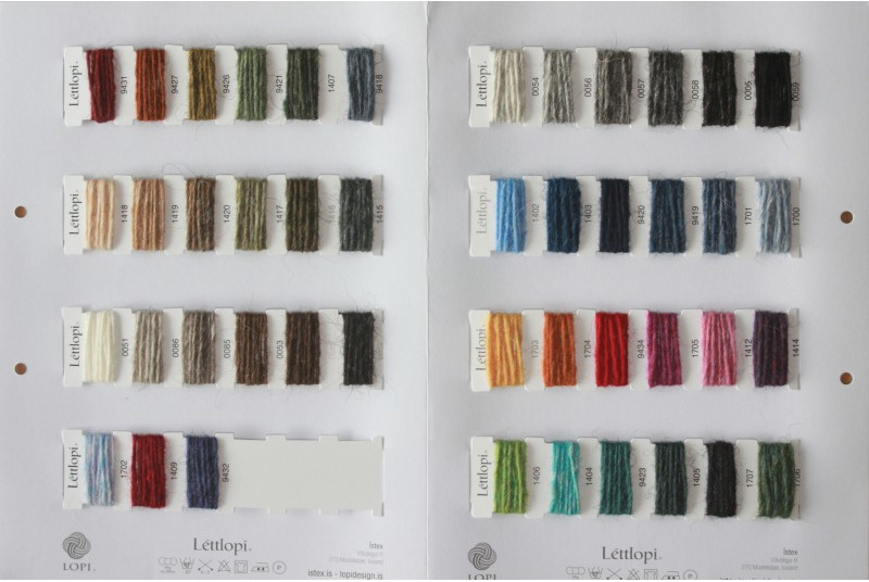 Farbkarte - Lettlopi