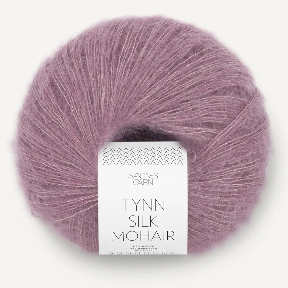 Tynn Silk Mohair - Rosa Lavendel (4632)