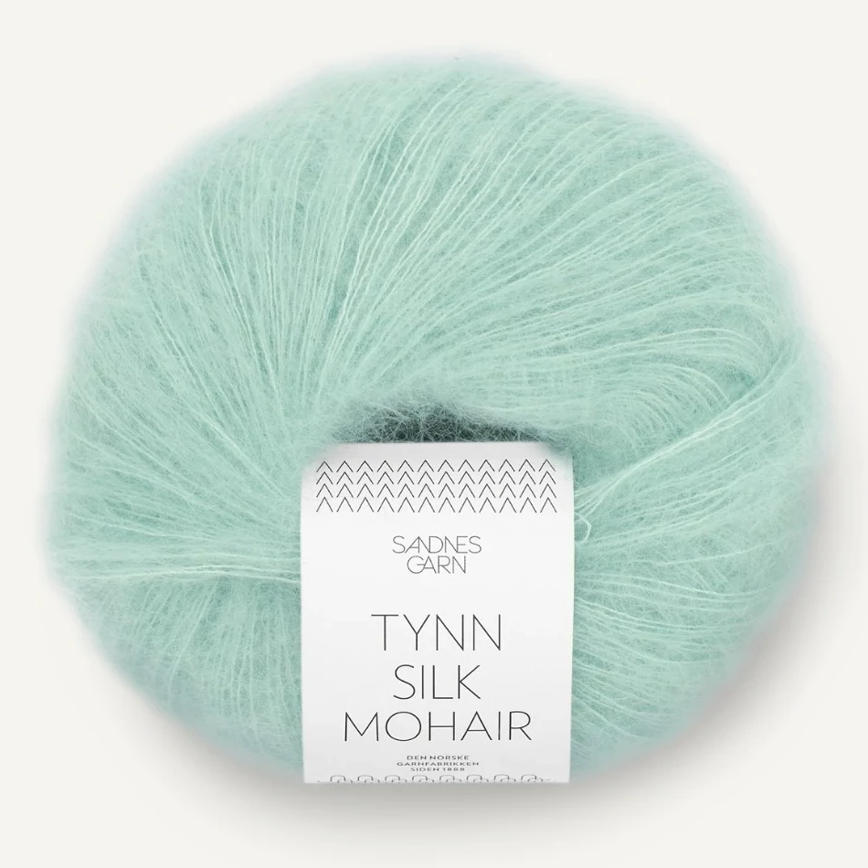 Tynn Silk Mohair - Blå Dis (7720)