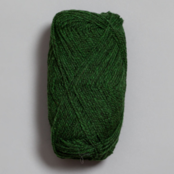 Finullgarn - Mørk grønn mørkmelert (4122)
