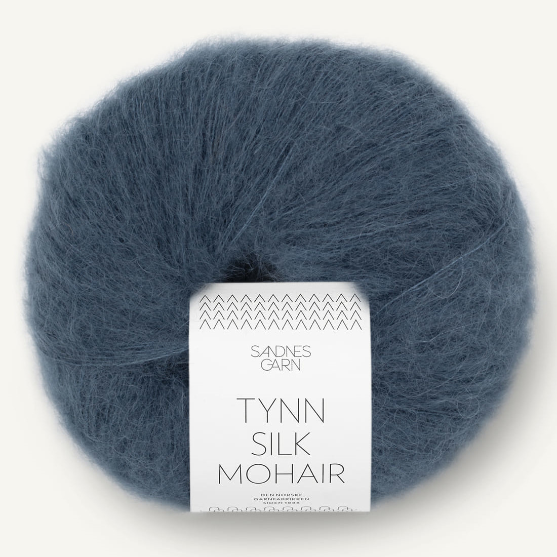 Tynn Silk Mohair - Dyp Blå (6081)