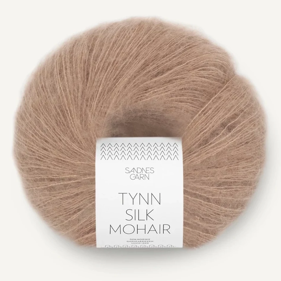 Tynn Silk Mohair - Lys Eikenøtt (3041)