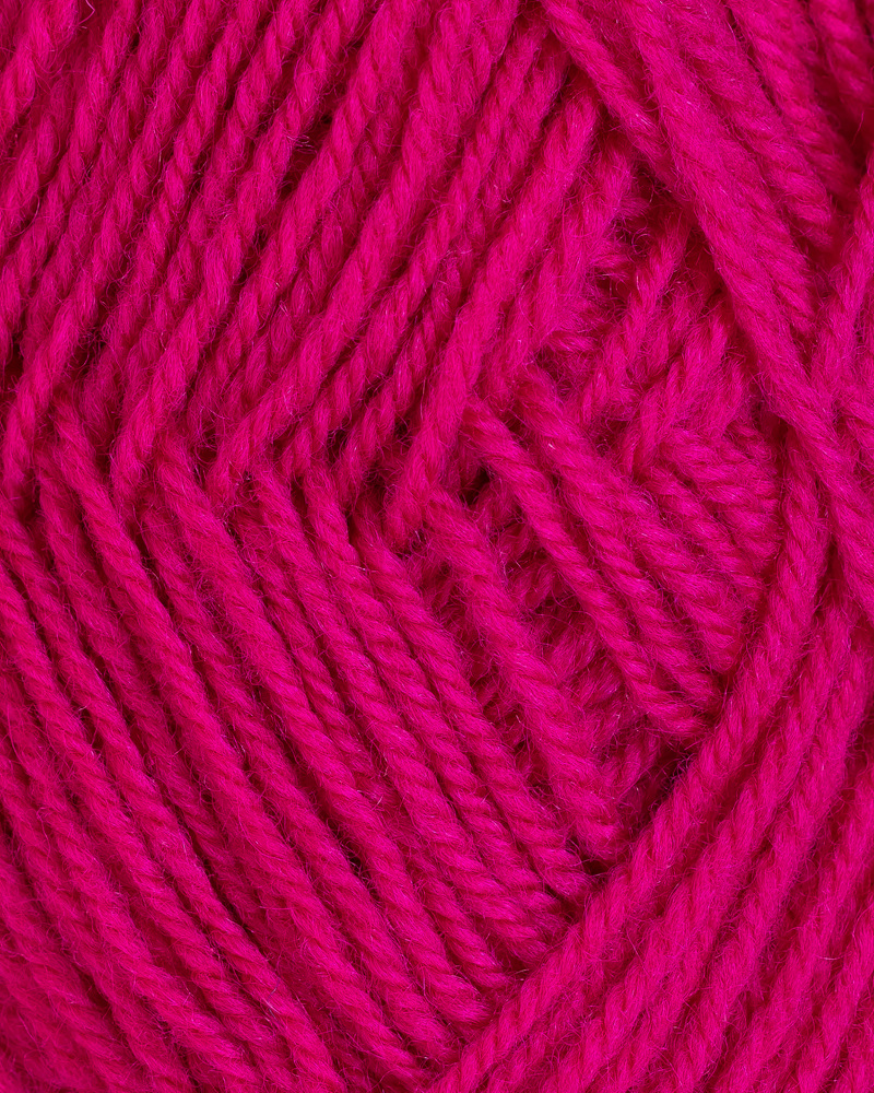 3-tråds strikkegarn - Cerise (173)