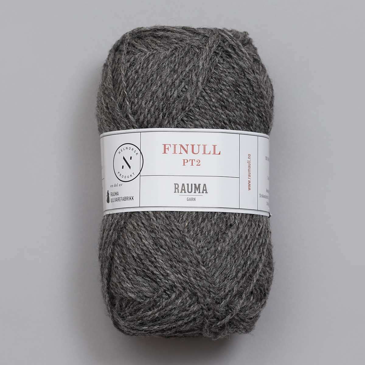Finullgarn - Mørk grå Melert (405)