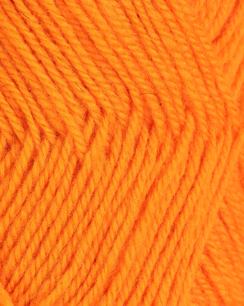 3-tråds strikkegarn - 161 (Oransje)
