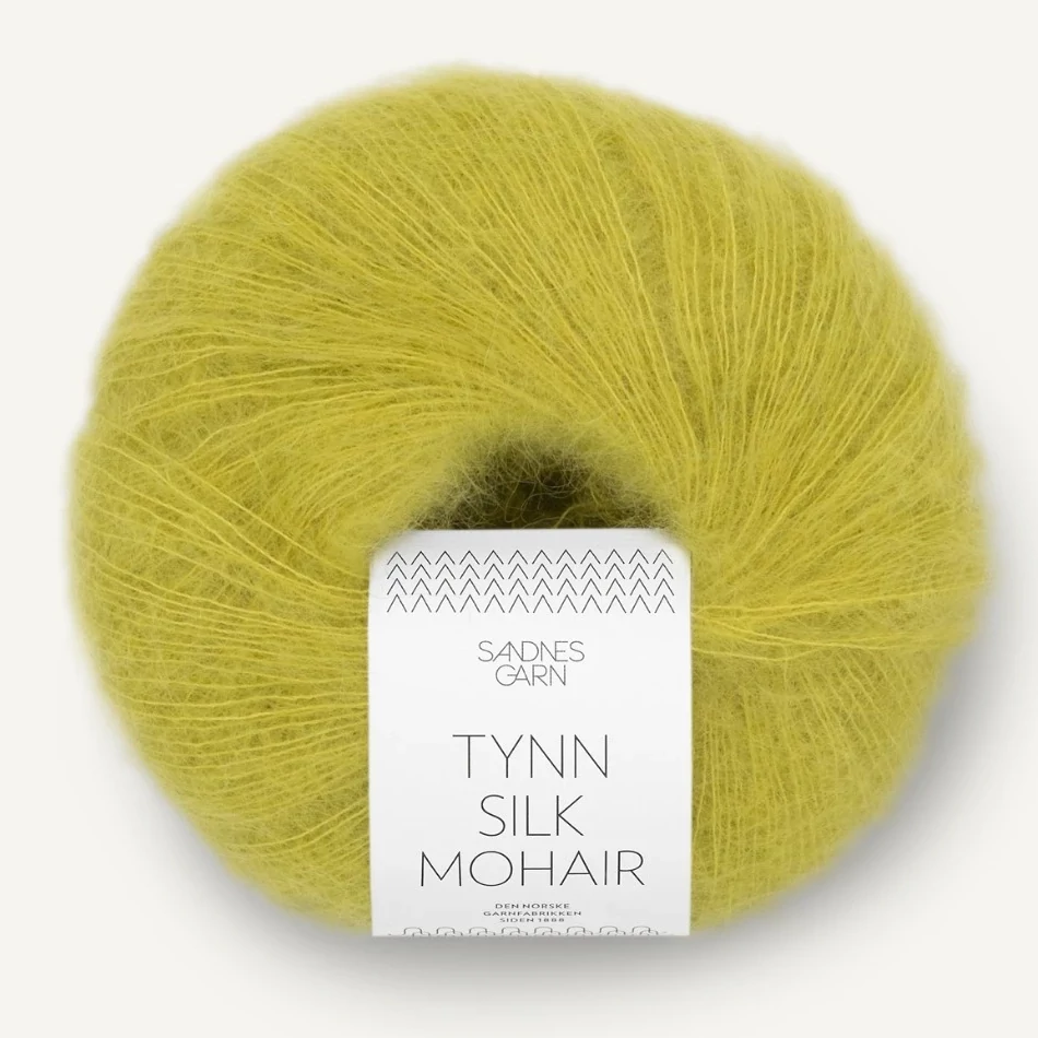 Tynn Silk Mohair - Sunny Lime (9825)