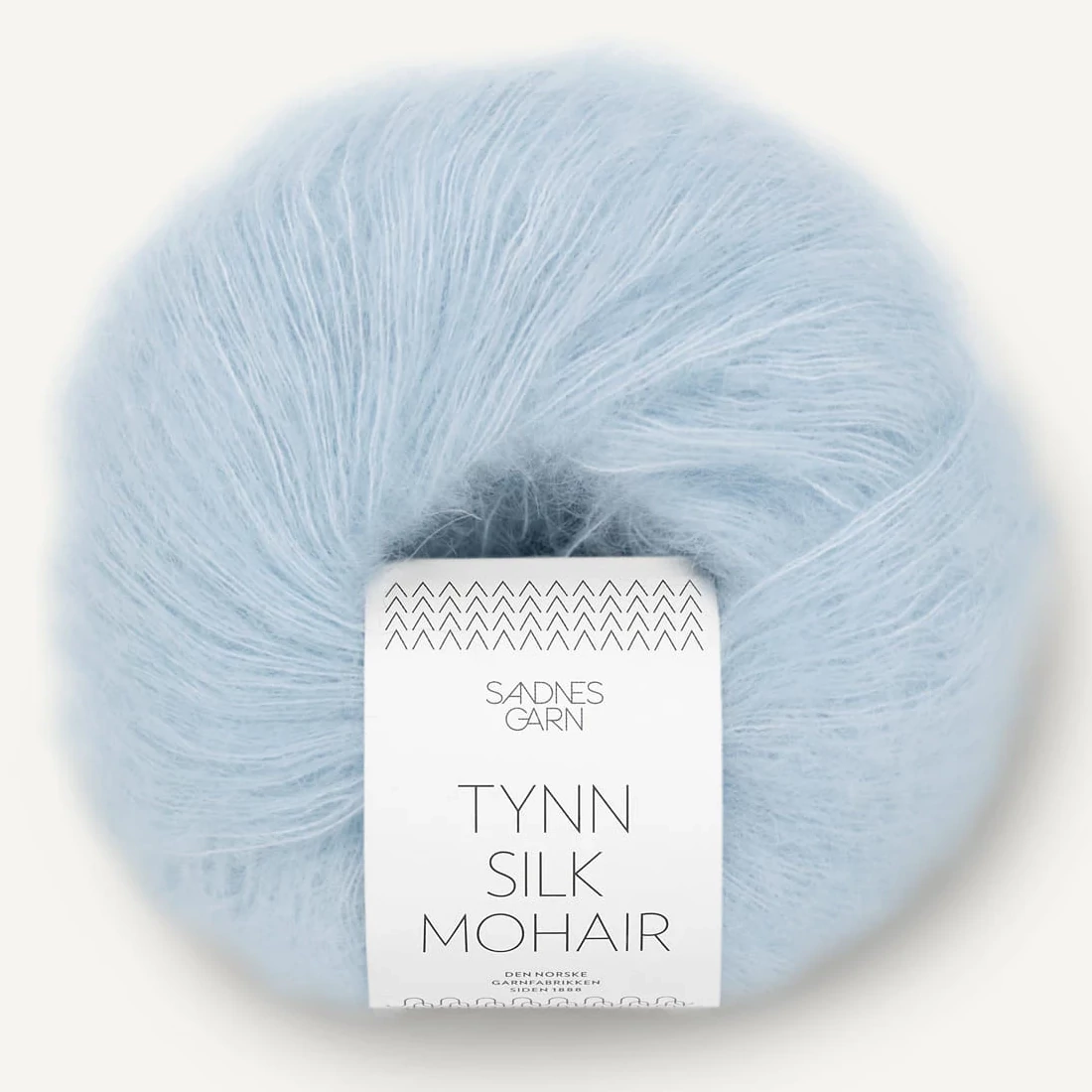 Tynn Silk Mohair - Lys Blå (6012)