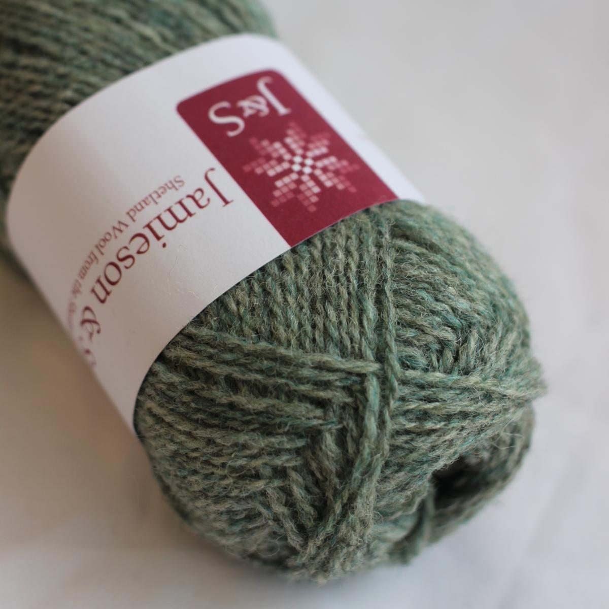 2ply Jumper Weight - FC62 (Light Grey Green Mix)