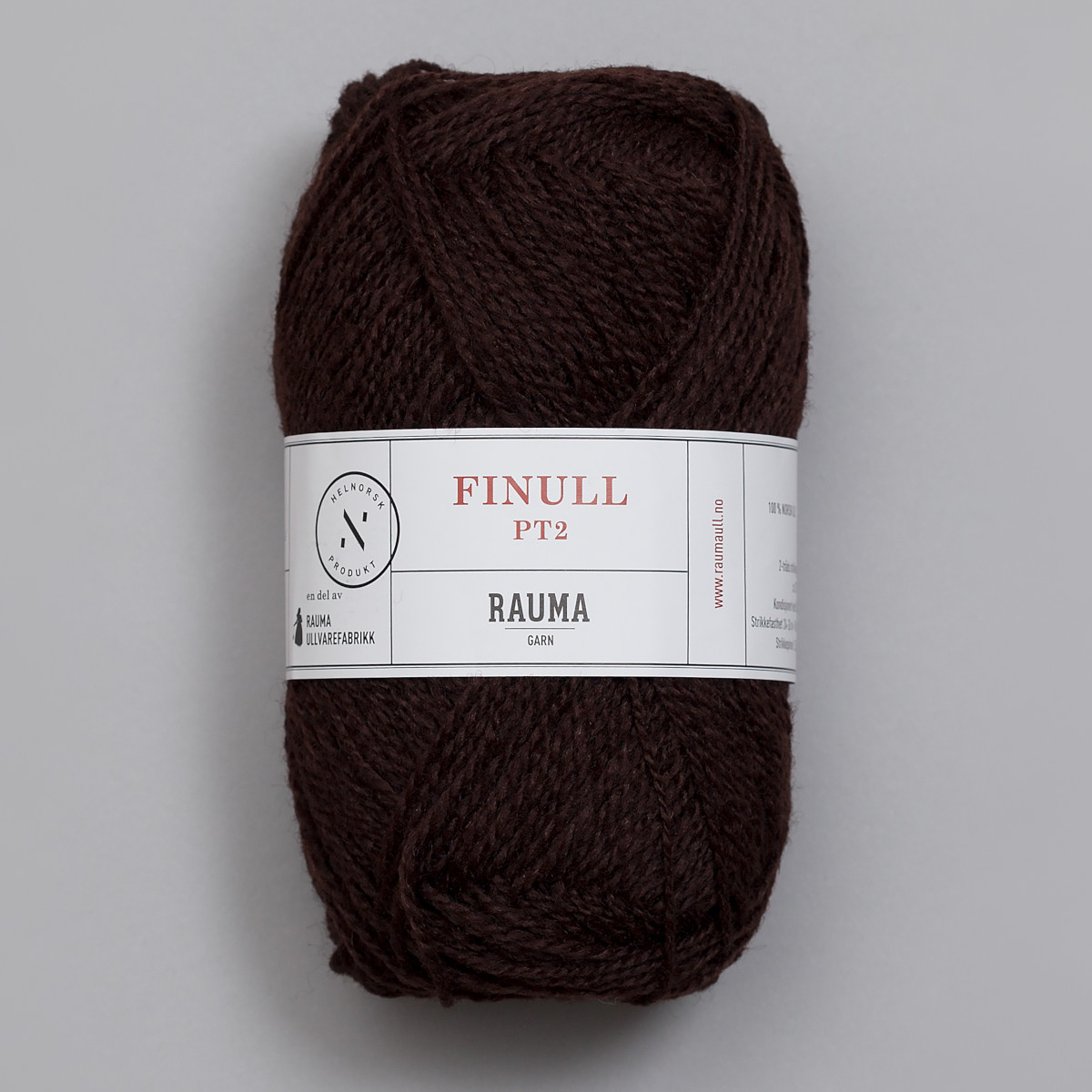 Finullgarn - Mørk brun (422)